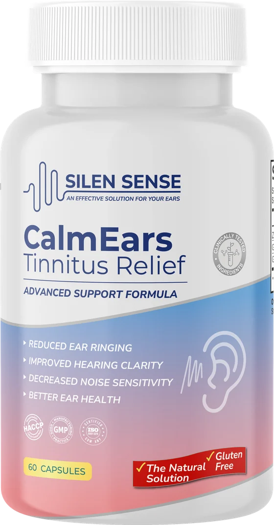 Silen Sense Calm Ears Tinnitus Relief Capsules, flacon de 60 capsules